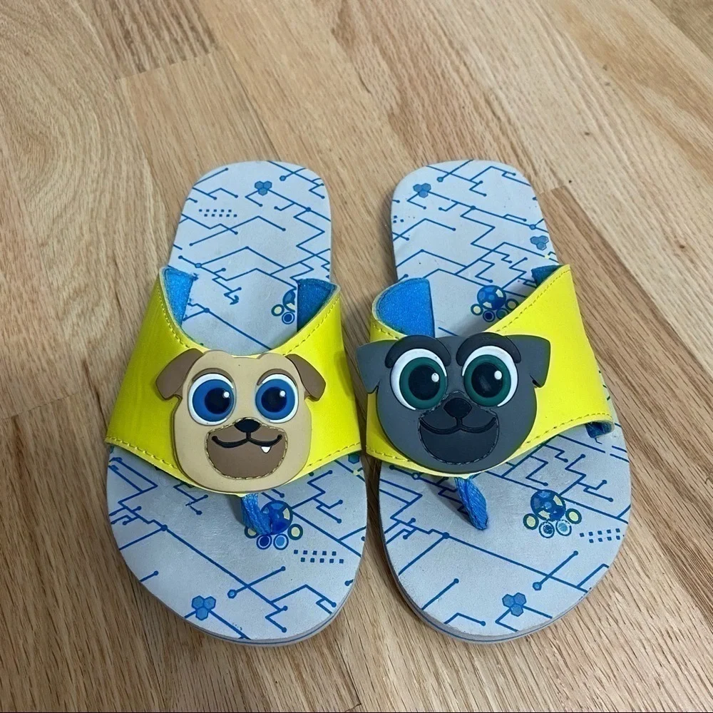 Puppy Dog Pals Flip Flops Sz 11 Toddler Disney